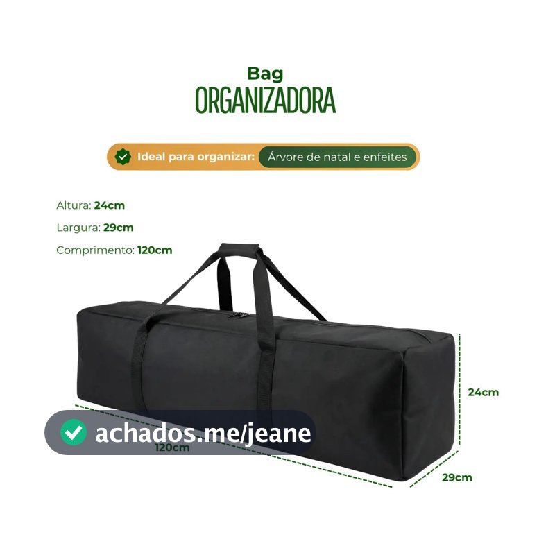 Bolsa Bag Organizadora Para Guardar Árvore De Natal