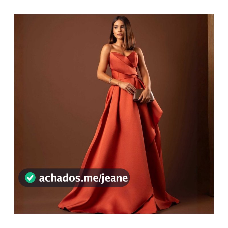 Vestido de Festa Longo Tomara que Caia Emanuelle Moda Elegante Costas de Amarração Envio Imediato Formatura Madrinha