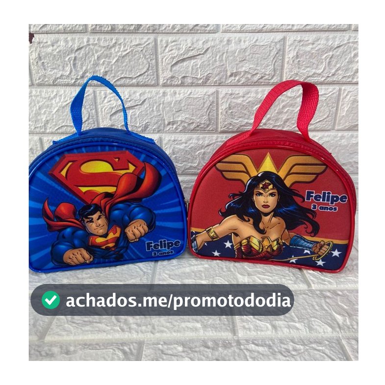 kit  Bolsinha lembrancinha meia lua personalizada para aniversário infantil