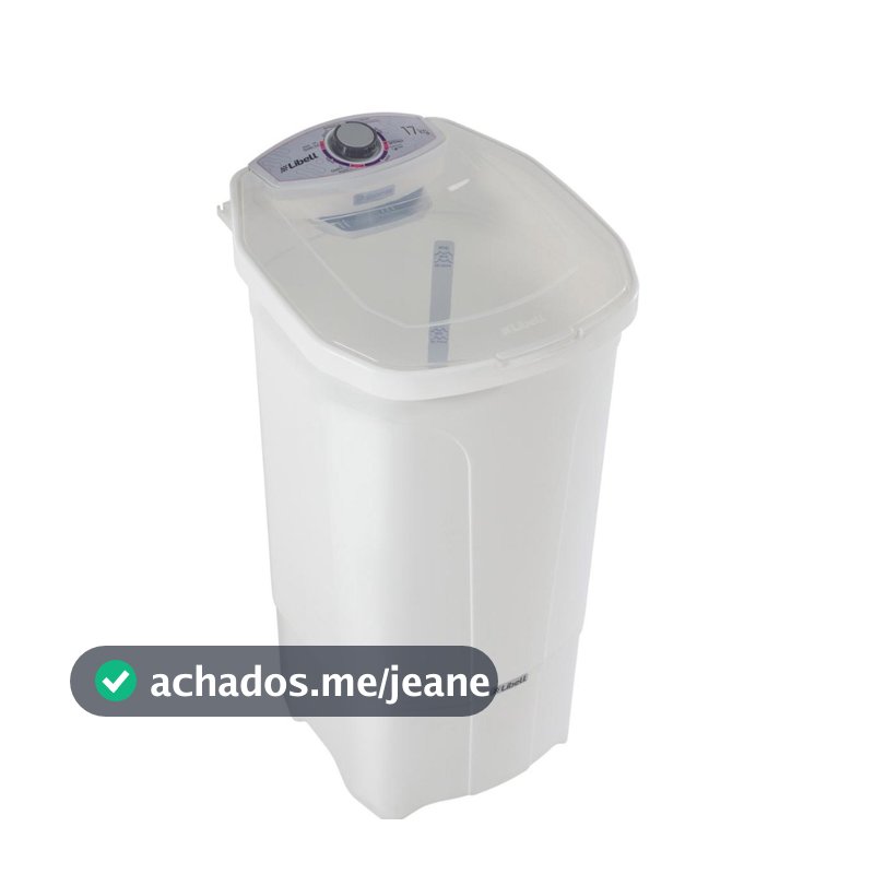 Tanquinho Lavadora Semi Automática libell 17kg - Branco