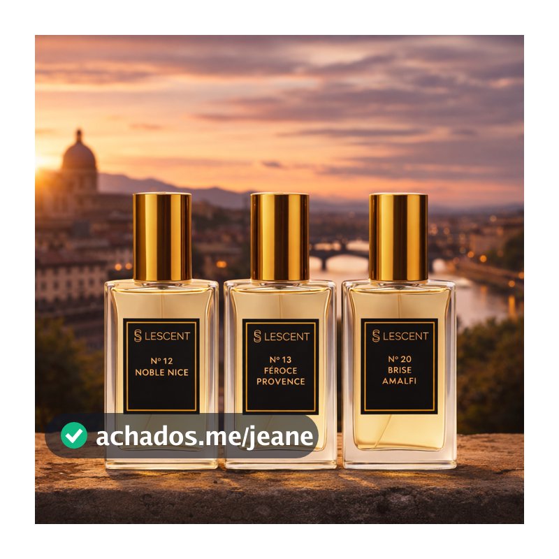 Kit Perfumes Deo Colônia Masculino N12 N13 N20 25ml Lescente