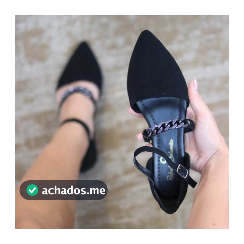 Sapato feminino corrente Salomé sapatilha  baixa confortavel sandalia dia a dia confortavel