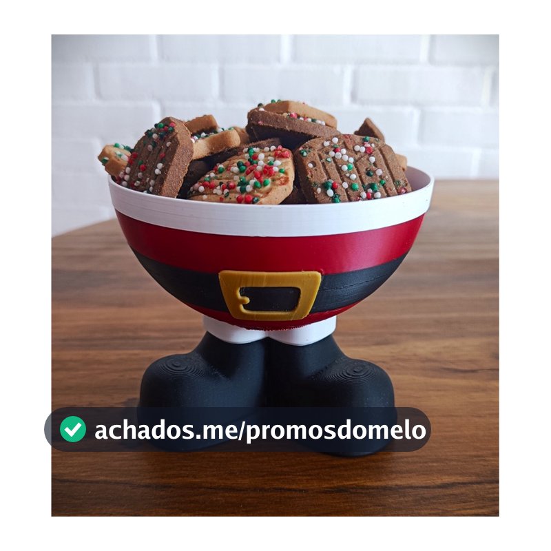 Tigela de Natal Enfeite de mesa.