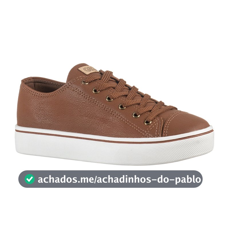 Tenis Casual Feminino GiGiL Sapatenis Clássico