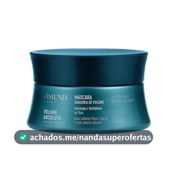 Amend Expertise Máscara Volume Absoluto - 300g