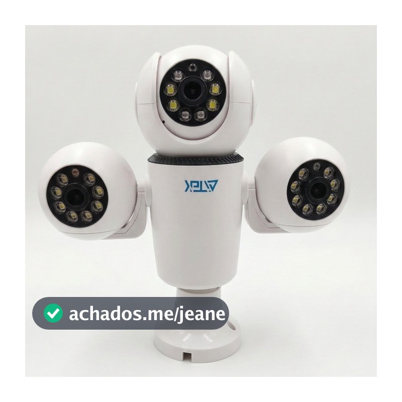 Câmera De Segurança Yoosee Externa Wifi Três Lentes Monitoramento Aitek SIGMA-1423