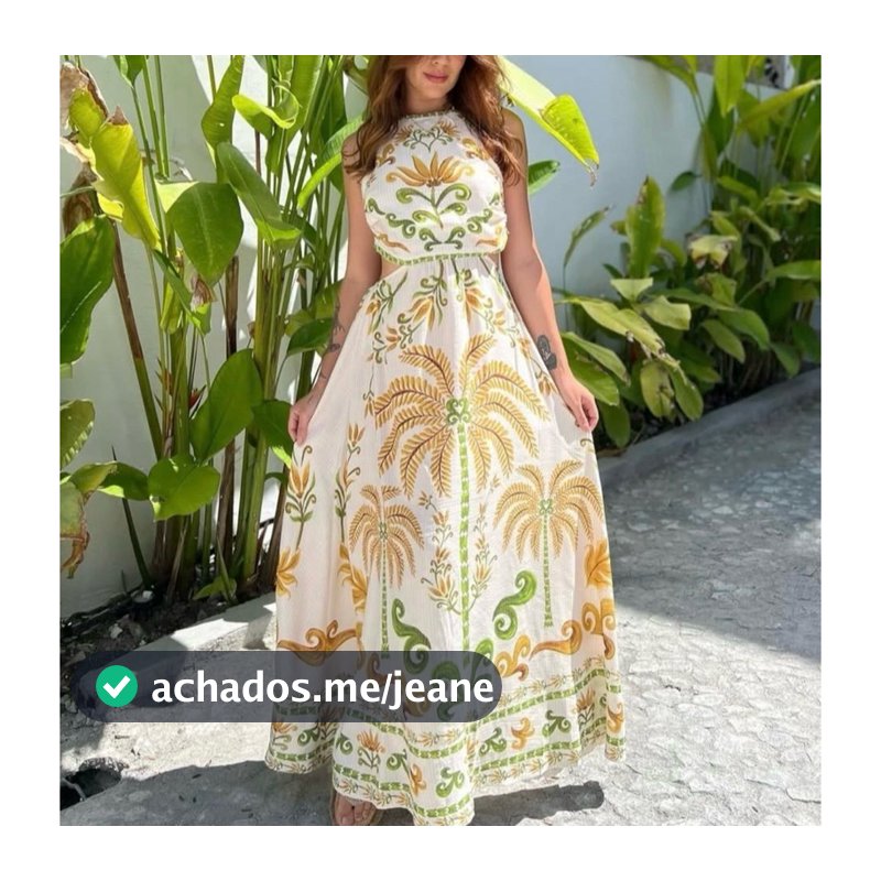FARM G - Vestido Cropped Milani - Novo com Tag