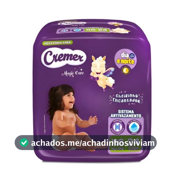 Fralda Cremer Econômica Xg 24 Unidades