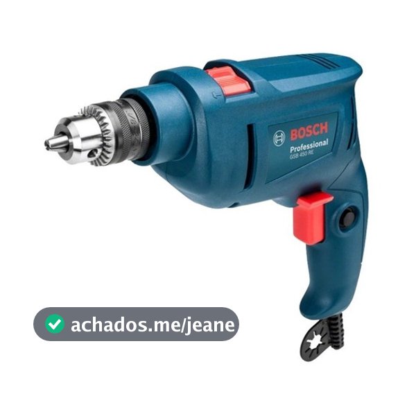 Furadeira Impacto Parafusadeira Bosch GSB 450 RE 450w 110v