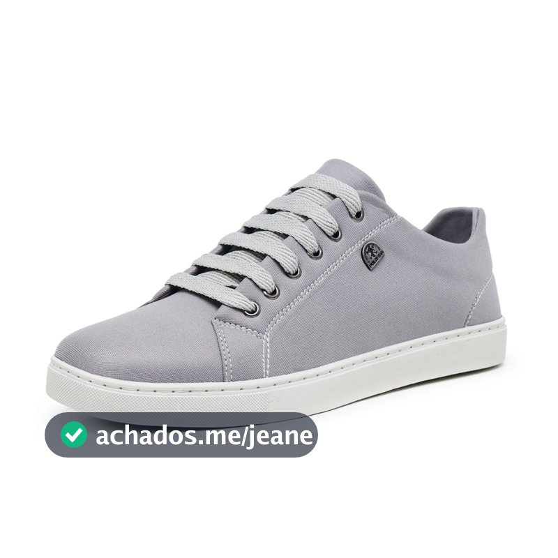 Tênis Cinza Casual Polo Fran Masculino Básico Leve Sapatênis London