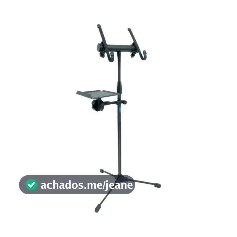 Suporte Tripé Emborrachado Ask Tablet Notebook Com Bandeja - PNT