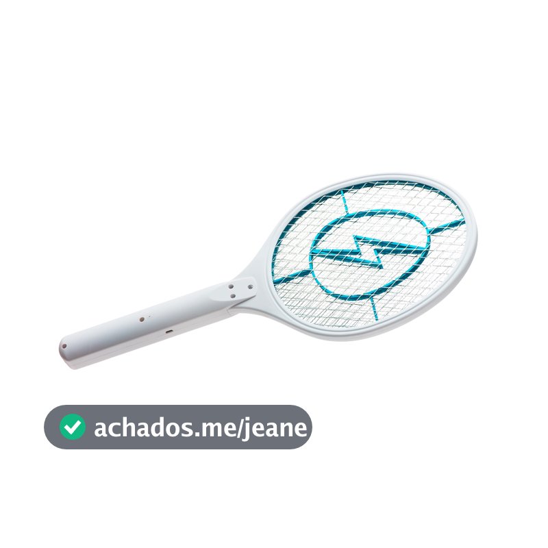 Raquete Elétrica Mata Inseto Bateria Recarregável Multilaser Bivolt - HC034