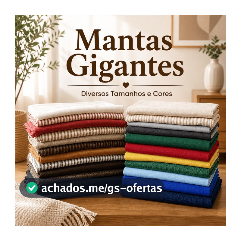 Manta Para Sofá 4,00M x 1,80M / 3,00M x 1,80 / 2,40 x 1,80 / 2,10 x 1,20 King Luxuosa Gigante Decora