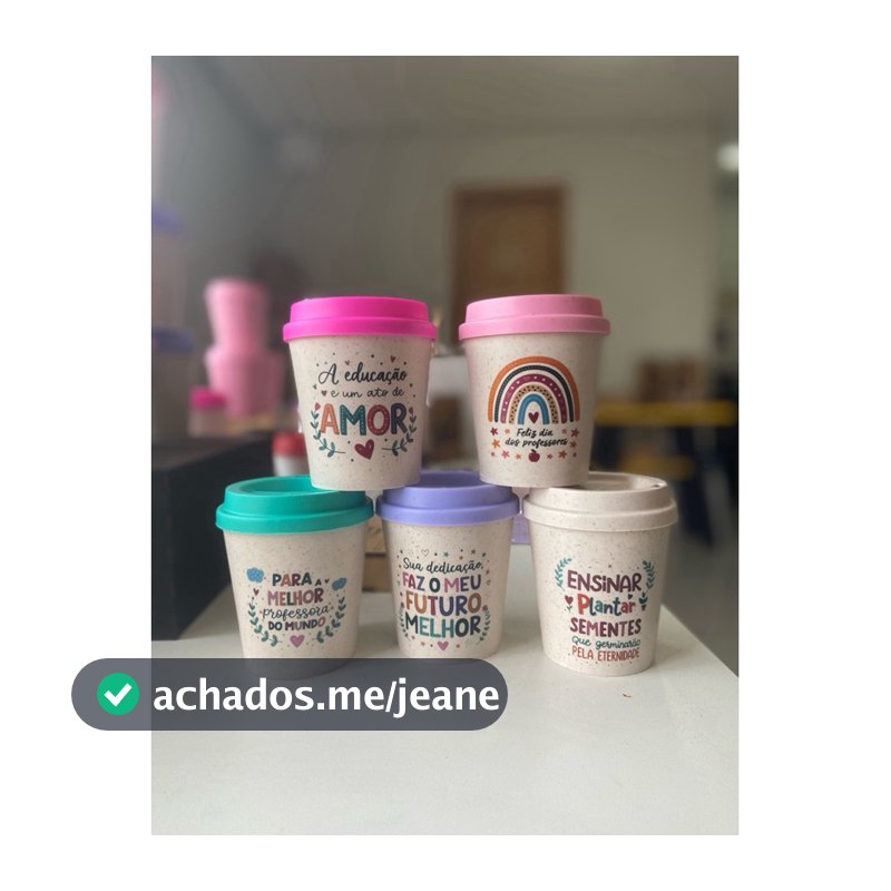 copo ecológico personalizado Dia dos Professores/ tampa bucks / copo eco/ personalizados/ lembrancinha professora
