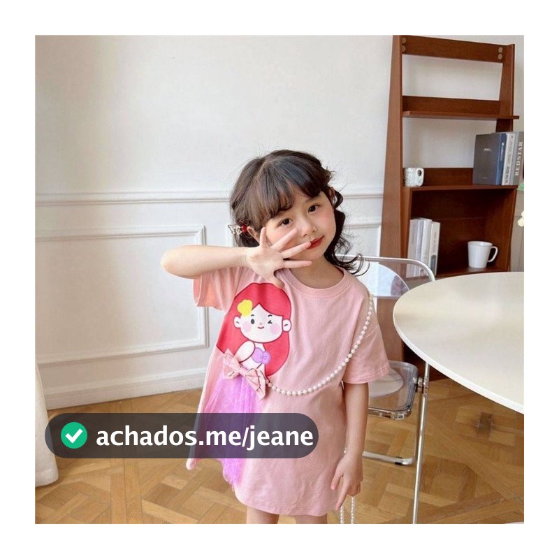Vestido Infantil Princesas – Código 5245 2 anos ao 7 anos