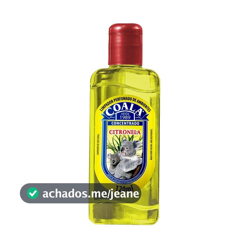 Coala Essências - Limpador Perfumado de Ambientes Citronela 120 ml