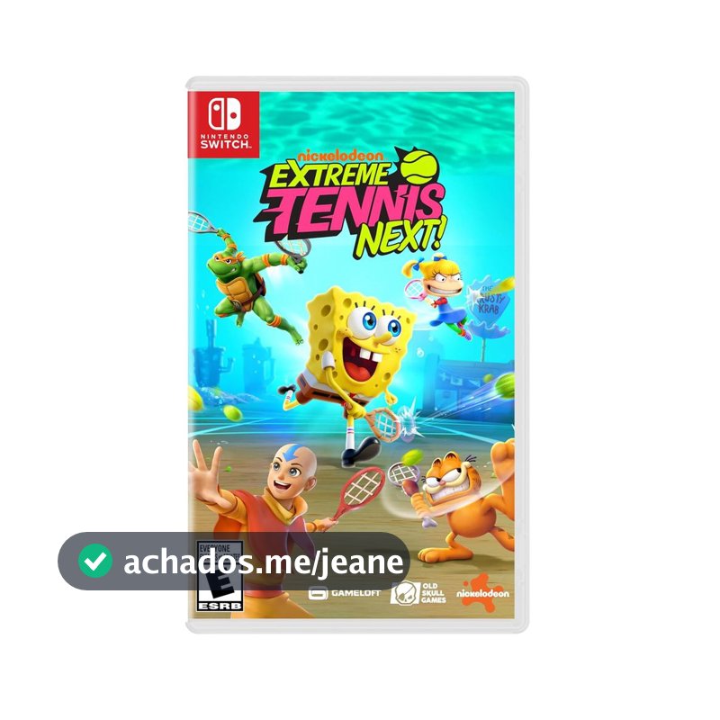 Nickelodeon Extreme Tennis Next Switch Midia Fisica
