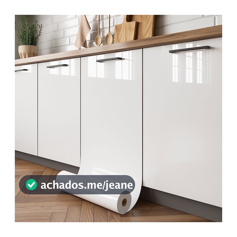 Papel De Parede Branco Adesivo Vinílico Impermeável Envelopamento Geladeira Móveis Fácil Lavável