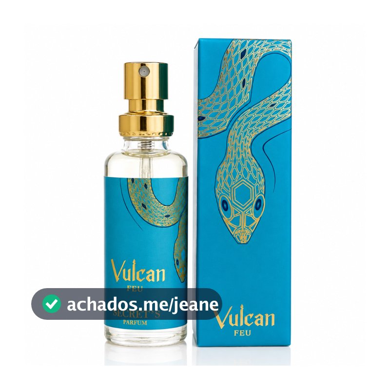 Perfume Árabe Vulcan Feu Secret's Parfum 15ml - Fragrância Marcante, Elegante,  Alta Fixação