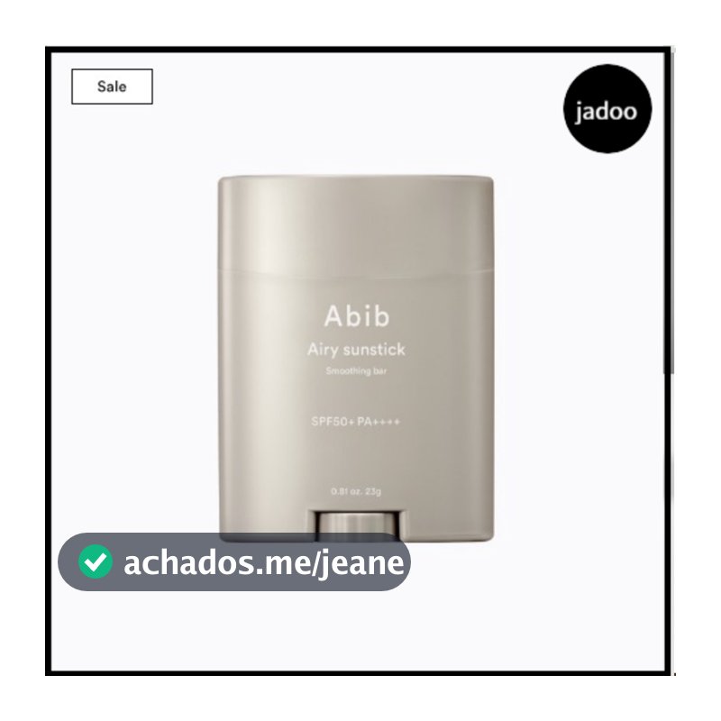 [Abib] Barra De Proteção Quick Sunstick Fps50 + PA + 22g/Suavizante Airy 23g
