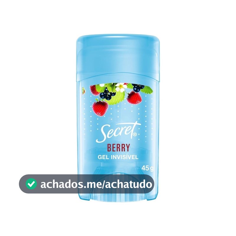 Desodorante Antitranspirante Secret Gel Frutas Vermelhas 45g