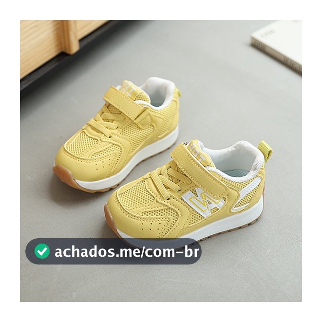 Tênis infantil Sapatos infantis casuais para meninos Moda tênis de corrida para meninas Leve e macio