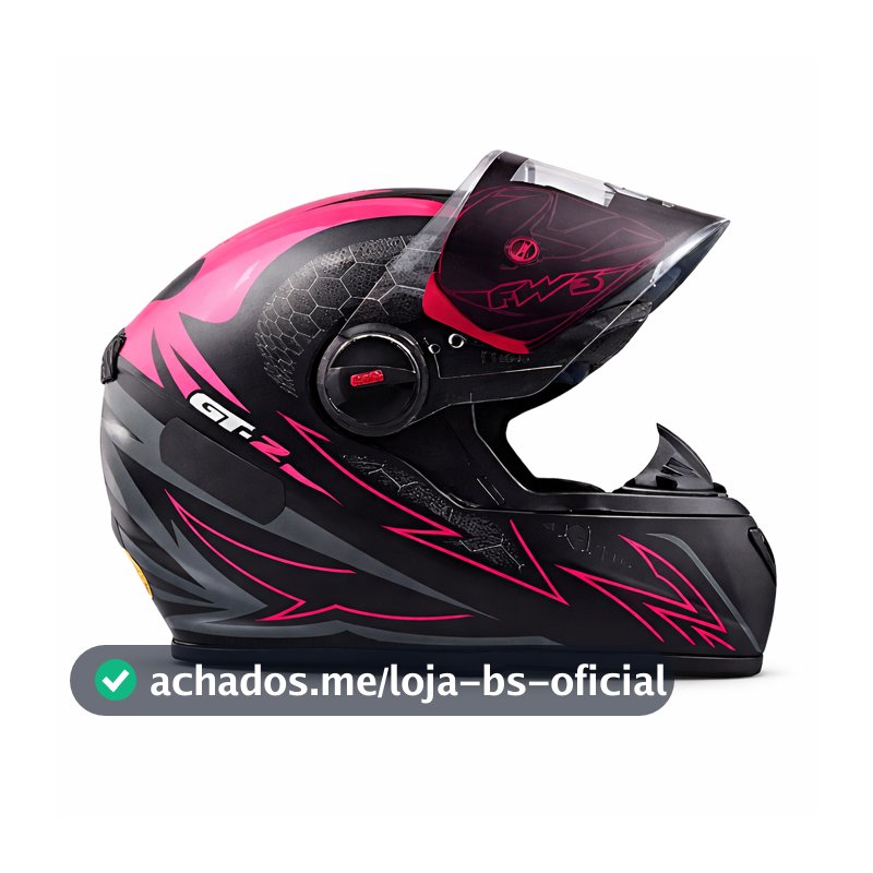 Capacete Fw3 Fechado GT2 C/Narigueira Alta Forração Premium ou Ebf Spider