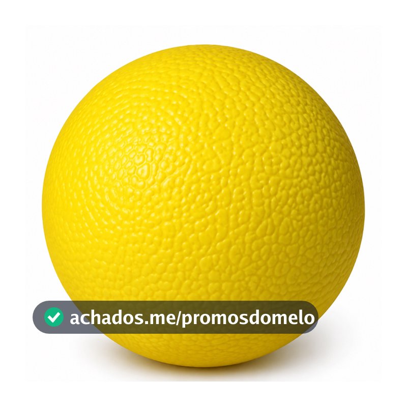 Bola de Lacrosse Massageadora 65mm Liberação Miofascial Fisioterapia Contra Dor na Lombar Coluna