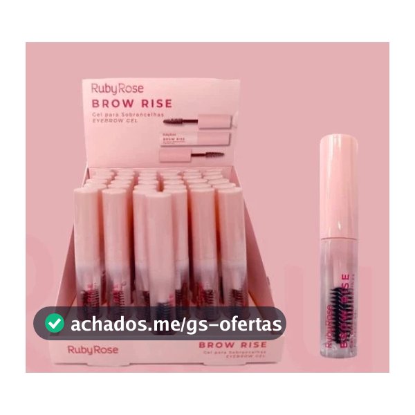 Brow Rise Gel Para Sobrancelhas By Ruby Rose Linha Rosa HB-E2503