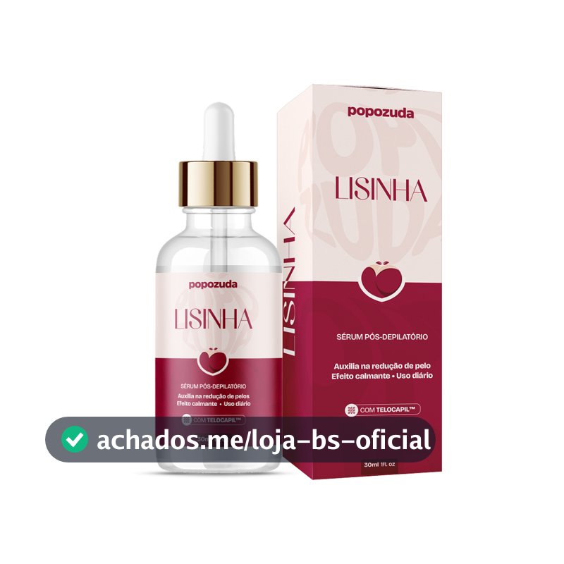 Popozuda Lisinha Redutor de Pelos Corporais com Telocapil
