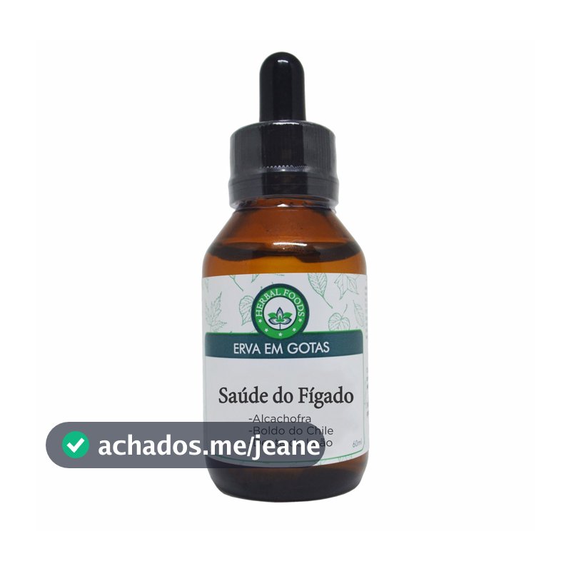 Composto Alcachofra, Boldo do Chile e Dente de Leão - Concentrado Vegetal Líquido - 60ml