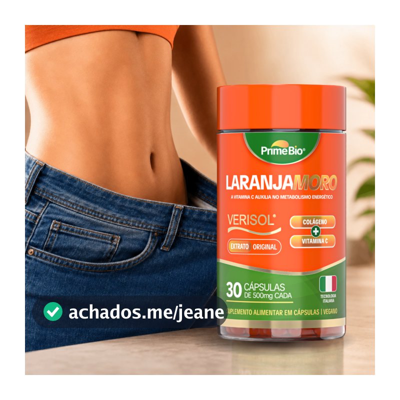 Laranja M Premium Ação 3 em 1 Laranja Moro + Colágeno + Vitamina C -  Autêntico Morosil - 500mg