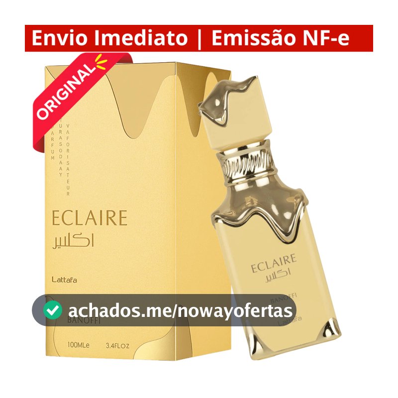 Perfume Eclaire/Banoffi/Pistache 100ml Feminino Importado Enviar hoje Da família real Árabe