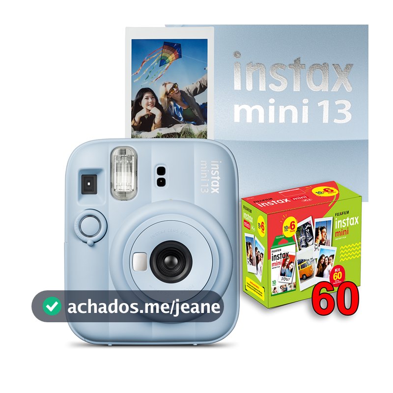 Câmera Instax Mini 13 + Filme de 60 Poses FujiFIlm