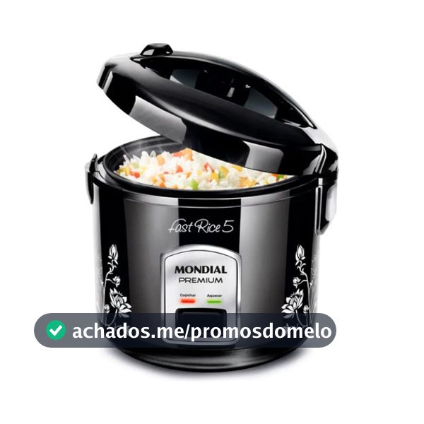 Panela Elétrica Mondial NPE-08-5X Fast Rice 5 Xícaras 400W