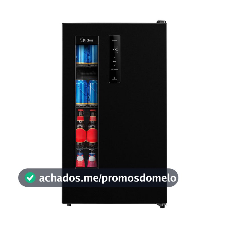 Cervejeira Frost Free 82 Litros Preta Midea