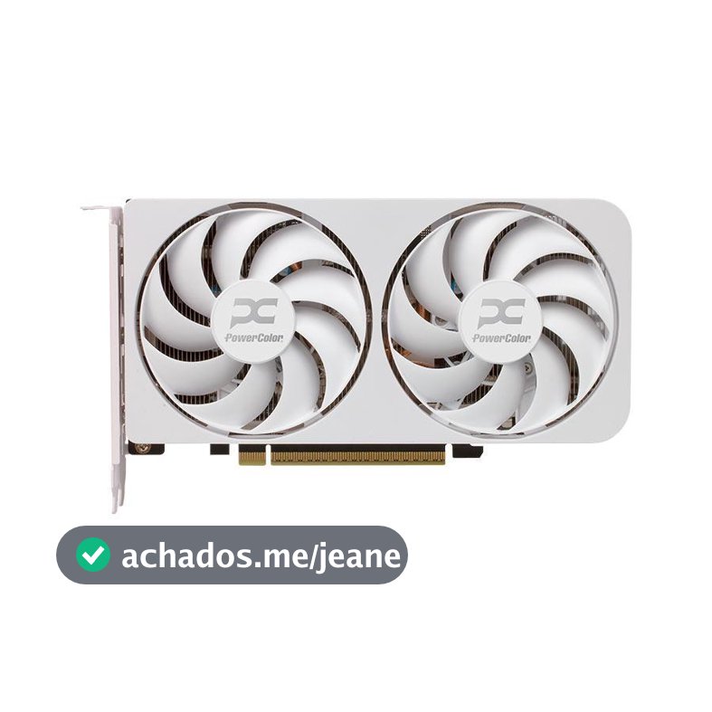 Placa de Video PowerColor Radeon RX 9060 XT Reaper White, 16GB, GDDR6, 128-bit, RX9060XT-16G-A-WHITE