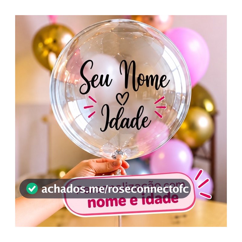 Adesivo Personalizado para Balões