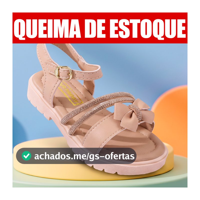 Sandalia Menina Infantil Sandalia Infantil Feminina Verao Club Happy