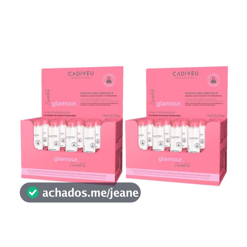 Cadiveu Ampola Glamour 20 ampolas de 15ml