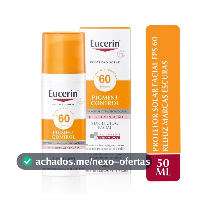 Protetor Solar Facial Eucerin Antimanchas Fps60 50ml