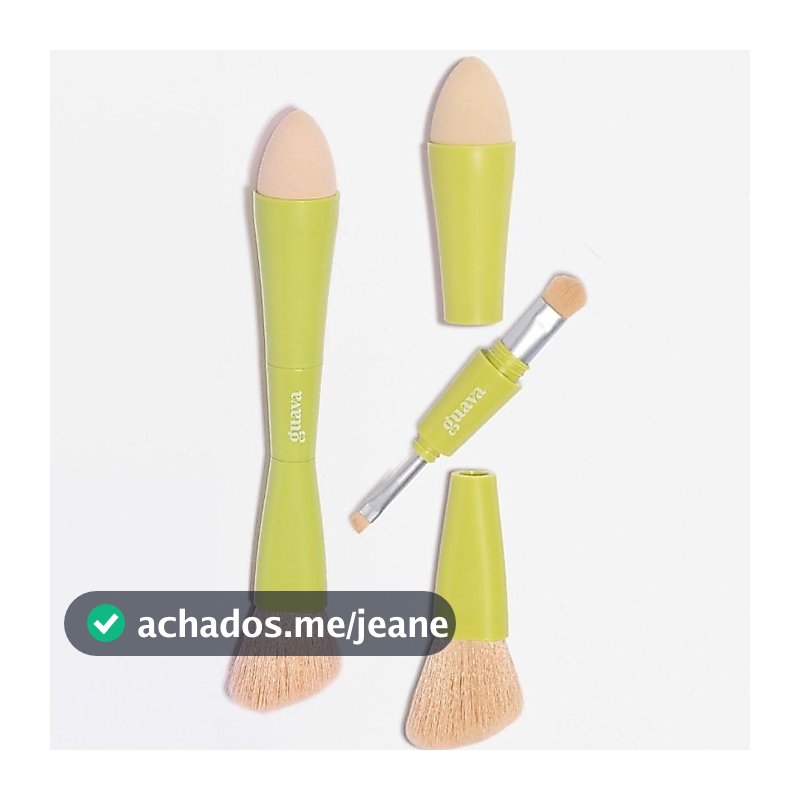 Pincel de Maquiagem 4 em 1 Essencial  - Guava