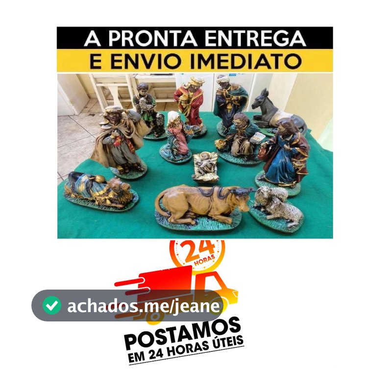 Presépio de Natal GRANDE, Gesso Resinado 14 Peças Completo, Alta Qualidade - ENVIO IMEDIATO