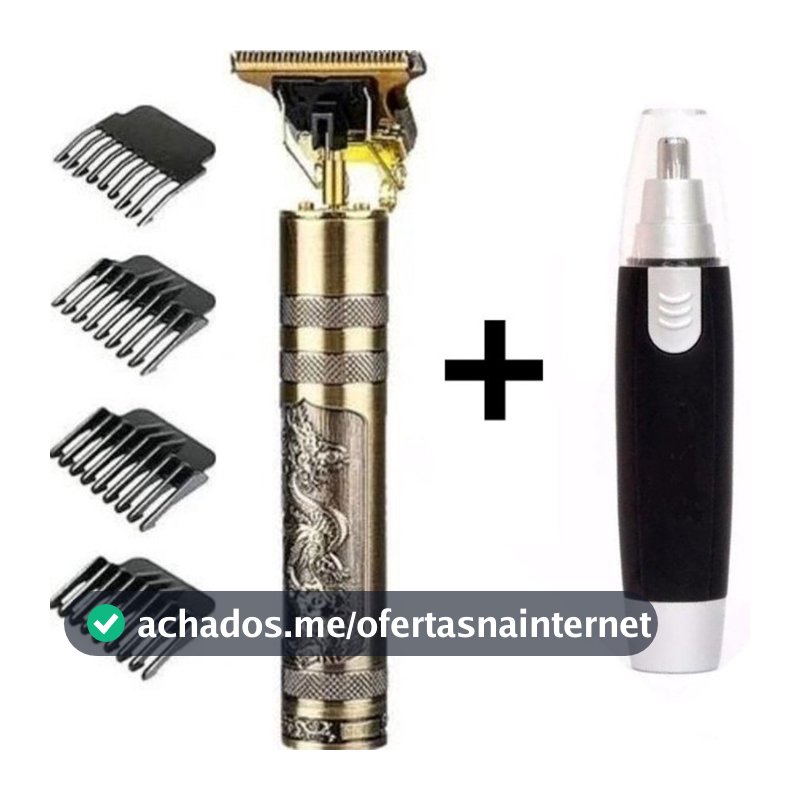 cuidados masculinos - Barbeador e aparador de pelos Maquina cortar cabelo dragão