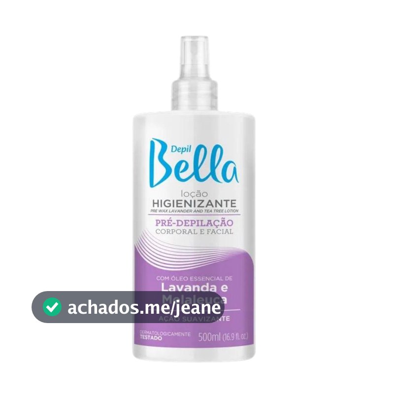Loção Higienizante Lavanda E Melaleuca Depil Bella 500 ml