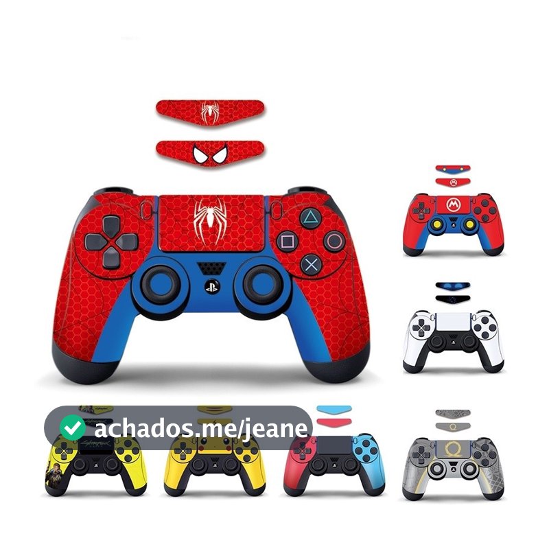Para PS4 Slim Pro Gamepad Acessórios De Jogops4 Adesivo De Pele Controlador Antiderrapante Decalque Joystick Capa Remoto
