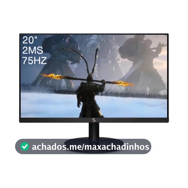 Monitor LED 20 Polegadas 3Green Tela Widescreen HD Conexão HDMI VGA Design Slim