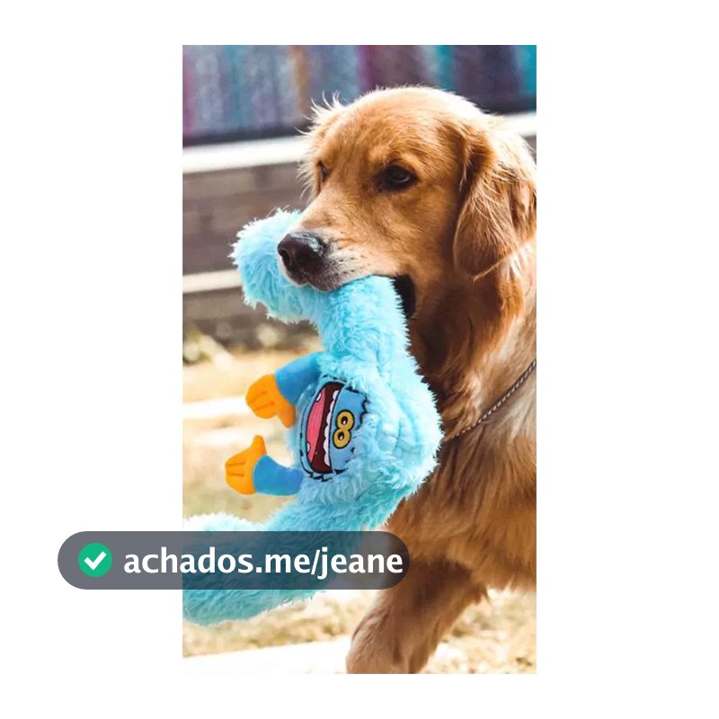 Pelúcia King Kong Super Braços Azul para cachorro