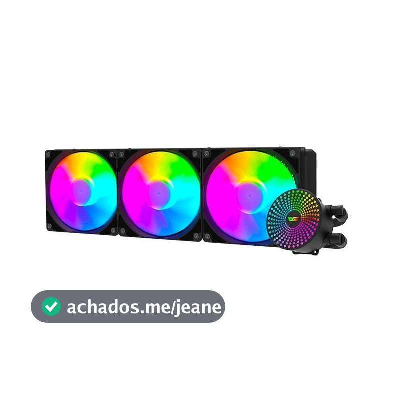 Water Cooler Aigo Darkflash DC360 Radiant, ARGB, 360mm, Preto, DC360BK