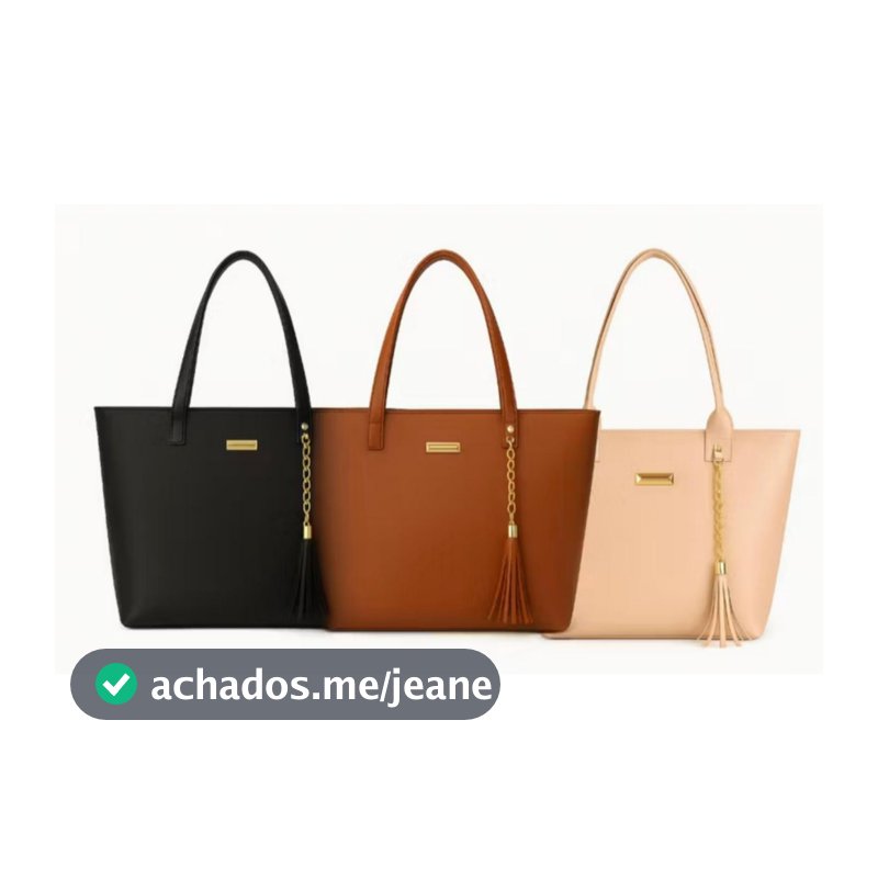 Bolsa Sacola Feminina De Ombro Grande Espaçosa Elegante Dia a Dia Tote Para Trabalho Praia